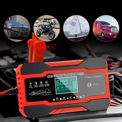 Chargeur batterie voiture | VoltCharge Pro™ - Soigne Ton Char