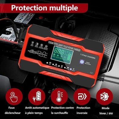 Chargeur batterie voiture | VoltCharge Pro™ - Soigne Ton Char