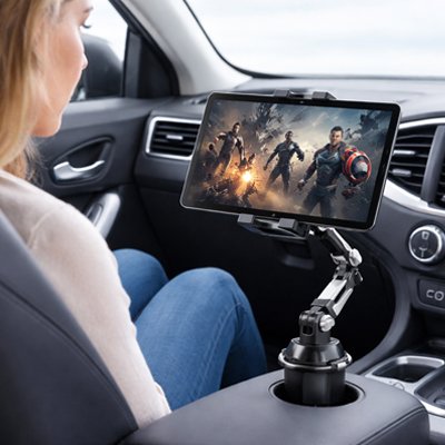 Support pour tablette voiture pour visionner lorsque vous ĂȘtes Ă l'arrĂȘt et pour passager