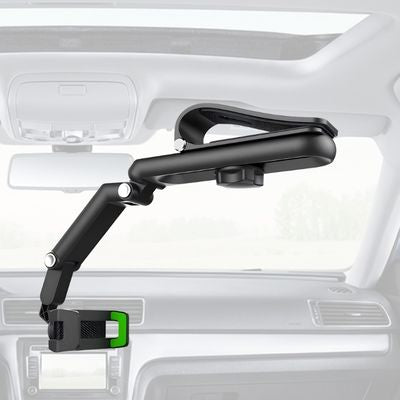 support téléphone voiture pince ClipPhone vert