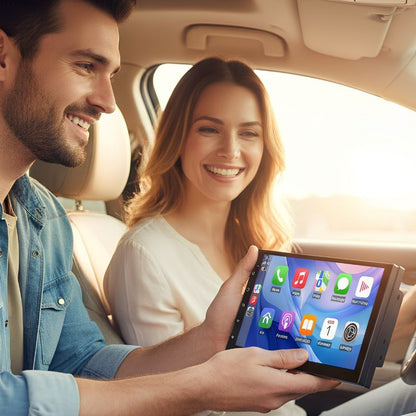 Autoradio 2din NexDrive avec un couple heureux
