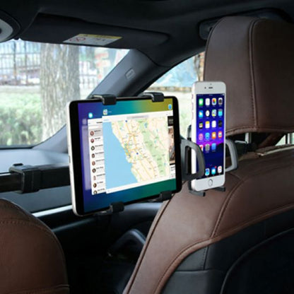 Support pour tablette voiture avec deux appareils sur les appuis-tête