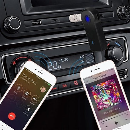 Adaptateur bluetooth voiture qui diffuse musique depuis smartphone