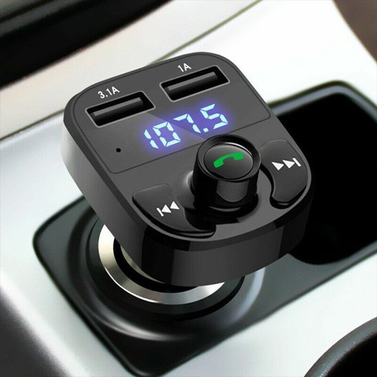 Bluetooth FM transmetteur écran numérique