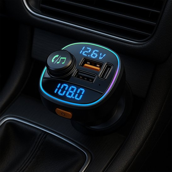 Bluetooth voiture affichage double écran LED