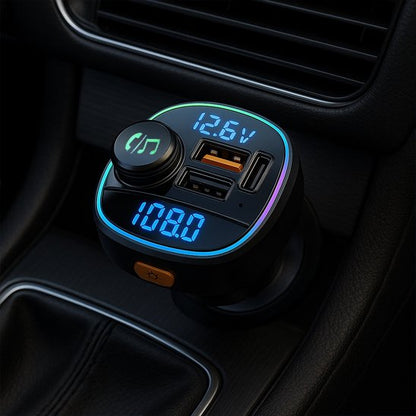 Bluetooth voiture affichage double écran LED