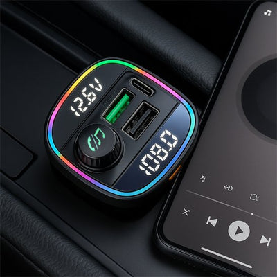 Bluetooth voiture contour lumineux personnalisable