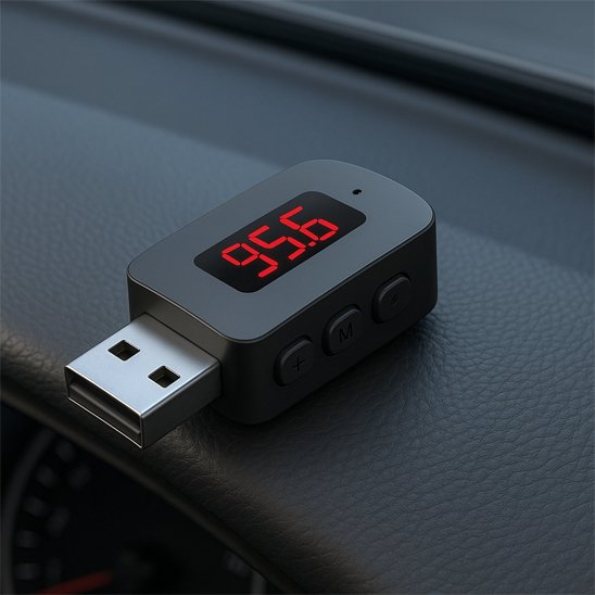 Bluetooth voiture affichage LED chiffres rouge