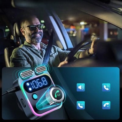 Bluetooth voiture | MicFM Car Adapter™ - Soigne Ton Char