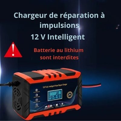 Chargeur batterie voiture | ChargerVoltPulse™ - Soigne Ton Char