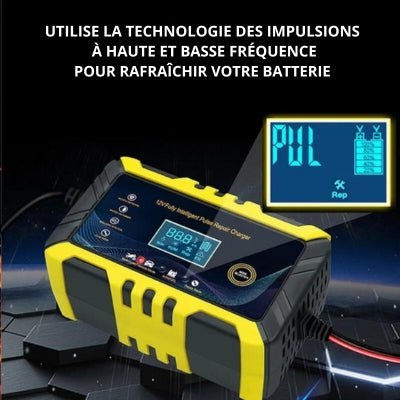 Chargeur batterie voiture | ChargerVoltPulse™ - Soigne Ton Char