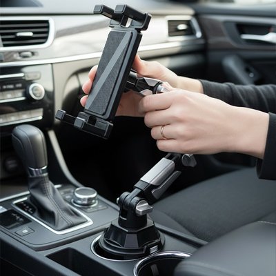 Support pour tablette voiture avec passager qui fait ajustement du bras flexible