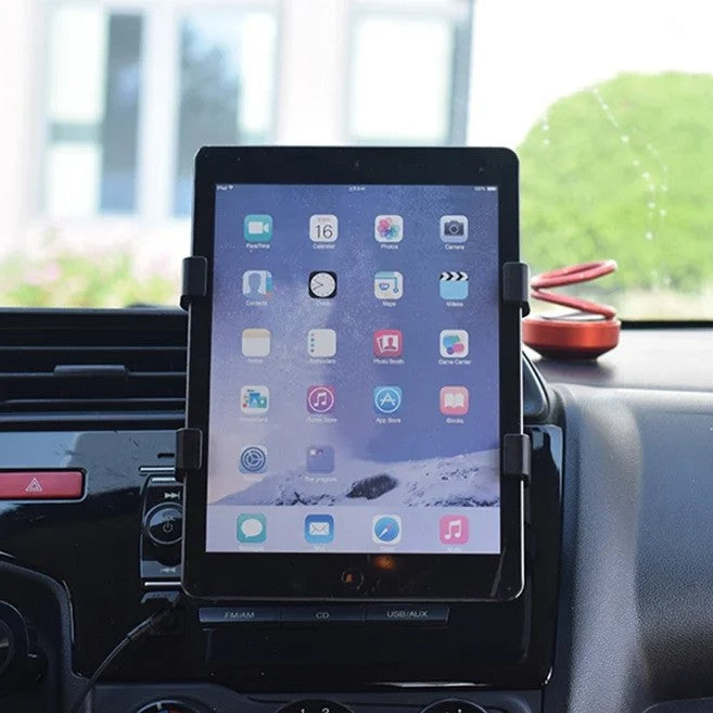 support tablette pour voiture en position verticale sur grille de ventilation