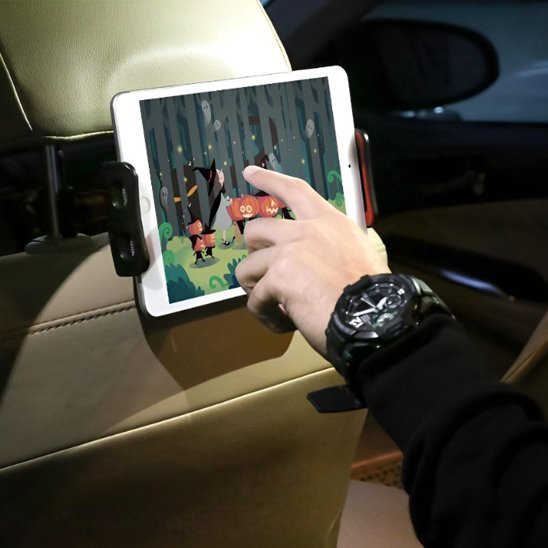 Support tablette pour voiture pour appui-tête très accessible