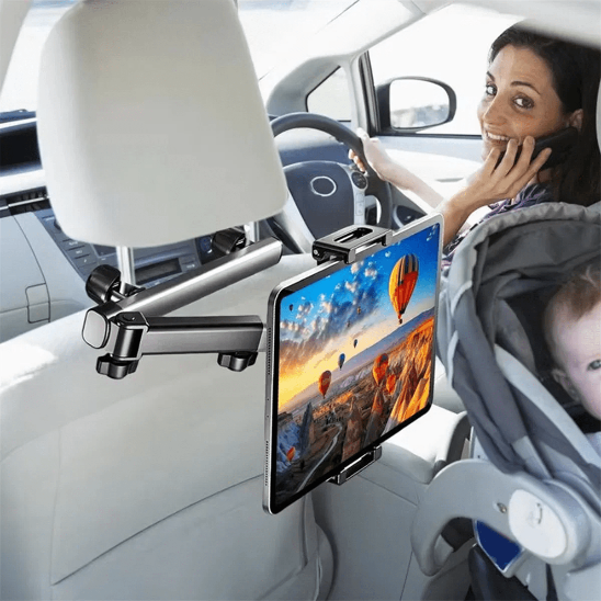 support tablette voiture avec famille en voiture
