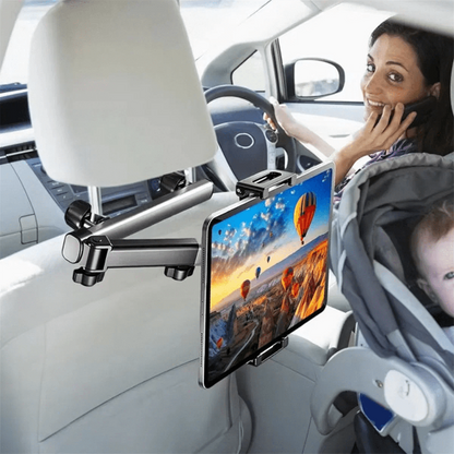 support tablette voiture avec famille en voiture