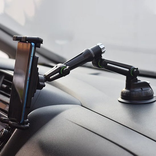 support tablette voiture tableau de bord universel extensible