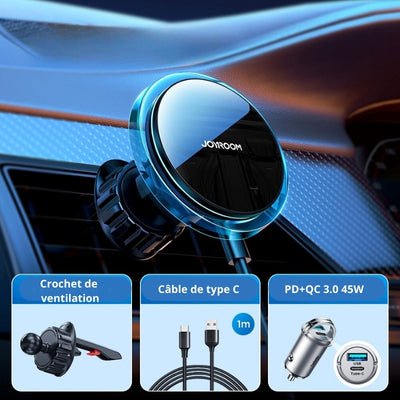 support telephone voiture Chargix avec chargeur ultra-rapide