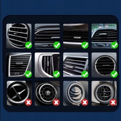 support telephone voiture Chargix pour plusieurs grilles ventilation