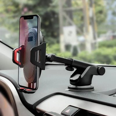 support téléphone voiture bras extensible tableau bord