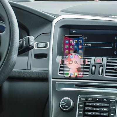 Support telephone voiture permet ajuster angle de vision