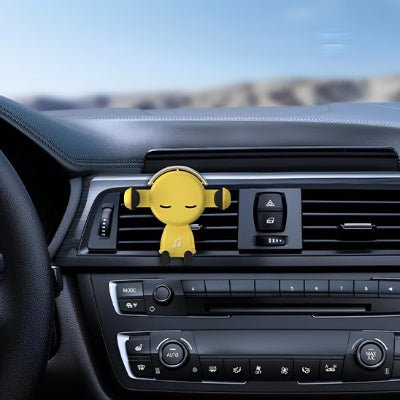Support telephone voiture sur grille de ventilation ne bloque pas vision
