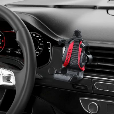 support telephone voiture dans une voiture