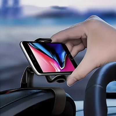 Support téléphone voiture insertion rapide grâce bras ajustables