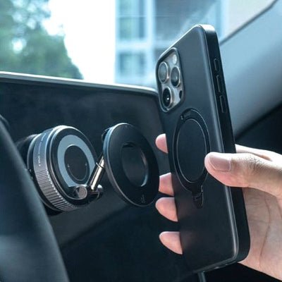 support telephone voiture recharge magnétique