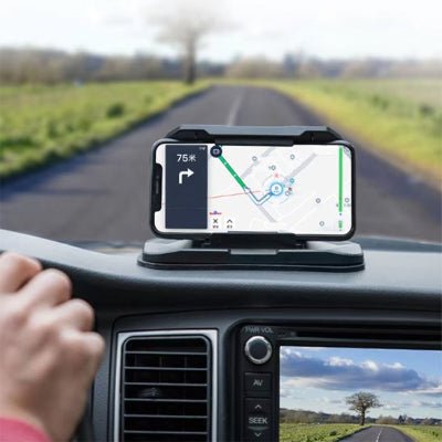 Support telephone voiture fixation base en silicone