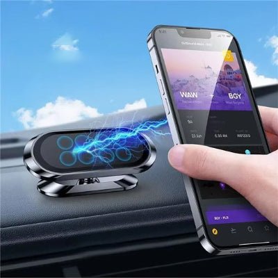 Support téléphone voiture fixation magnétique puissant
