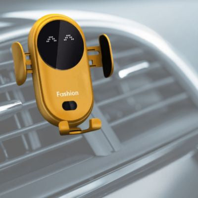 Support téléphone voiture Voltix jaune
