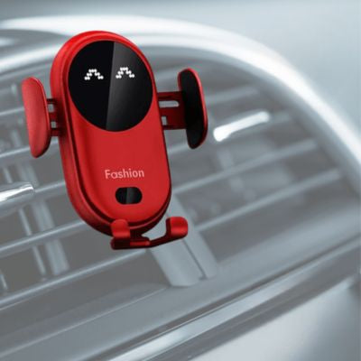 Support téléphone voiture Voltix rouge