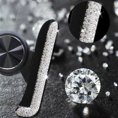 support telephone voiture brille comme des diamants