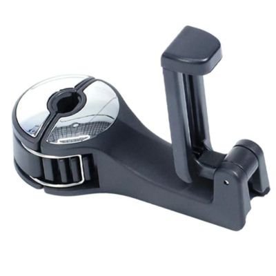 support téléphone voiture crochet argent