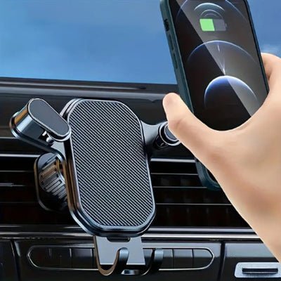 support téléphone voiture grille d'aération dégagement rapide