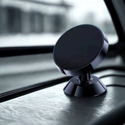 Support téléphone voiture magnétique MagnéFix noir