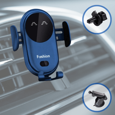 Support téléphone voiture modèle bleu