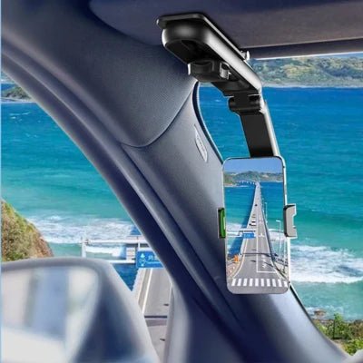 Support téléphone voiture pince fixé au pare-soleil