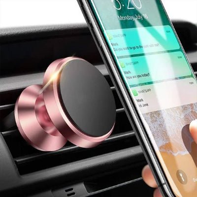 support téléphone voiture ventilation compact rotatif