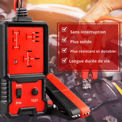 Testeur de relais | RELAISVÉRIF™ - Soigne Ton Char
