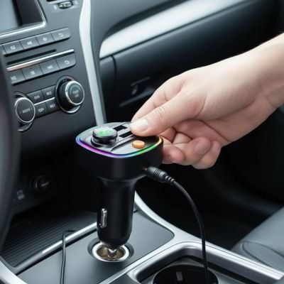 Transmetteur fm bluetooth avec connexion AUX