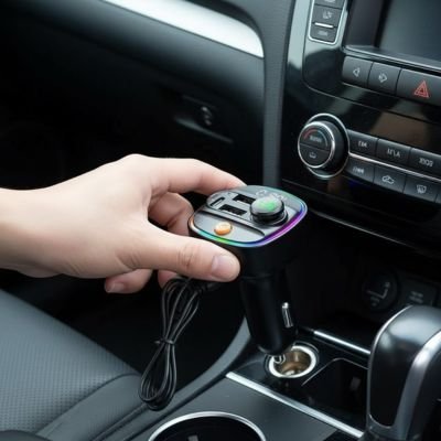 Transmetteur fm bluetooth installation plug and play