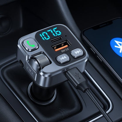 Transmetteur fm bluetooth affiche la fréquence FM