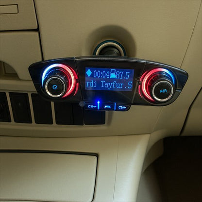 Transmetteur FM et Bluetooth pour écouter musique en voiture