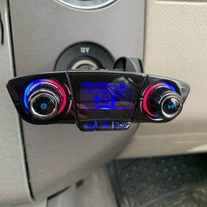 Transmetteur FM et Bluetooth lumineux pour allume-cigare